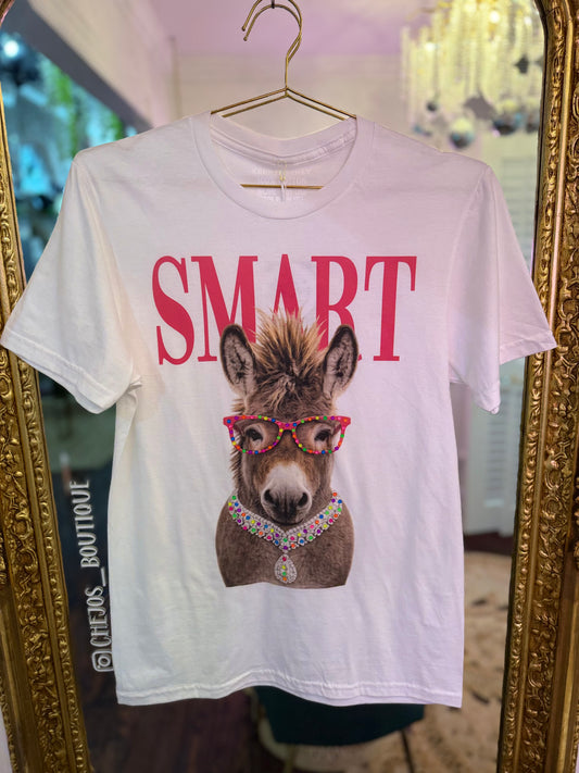 Neon Glow Smart A** Graphic Tee