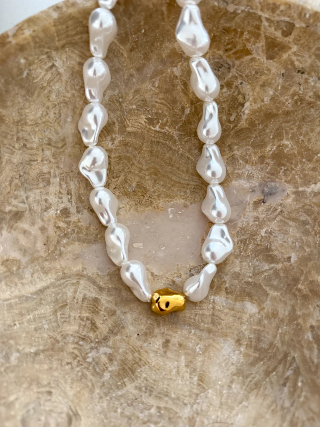 Sophia Baroque Pearl Necklace | Water Resistant - Chansutt Pearls