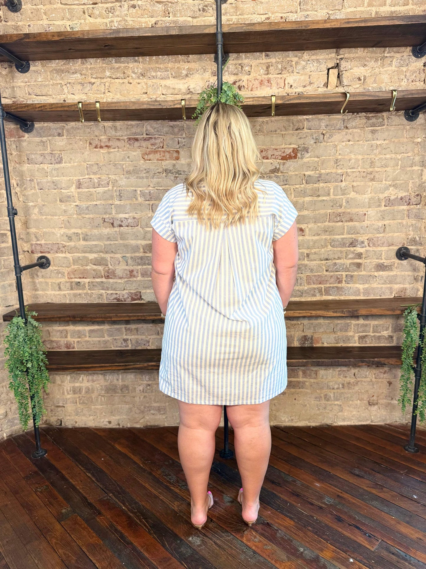 PLUS SIZE | Alysha-Kay Striped Dress