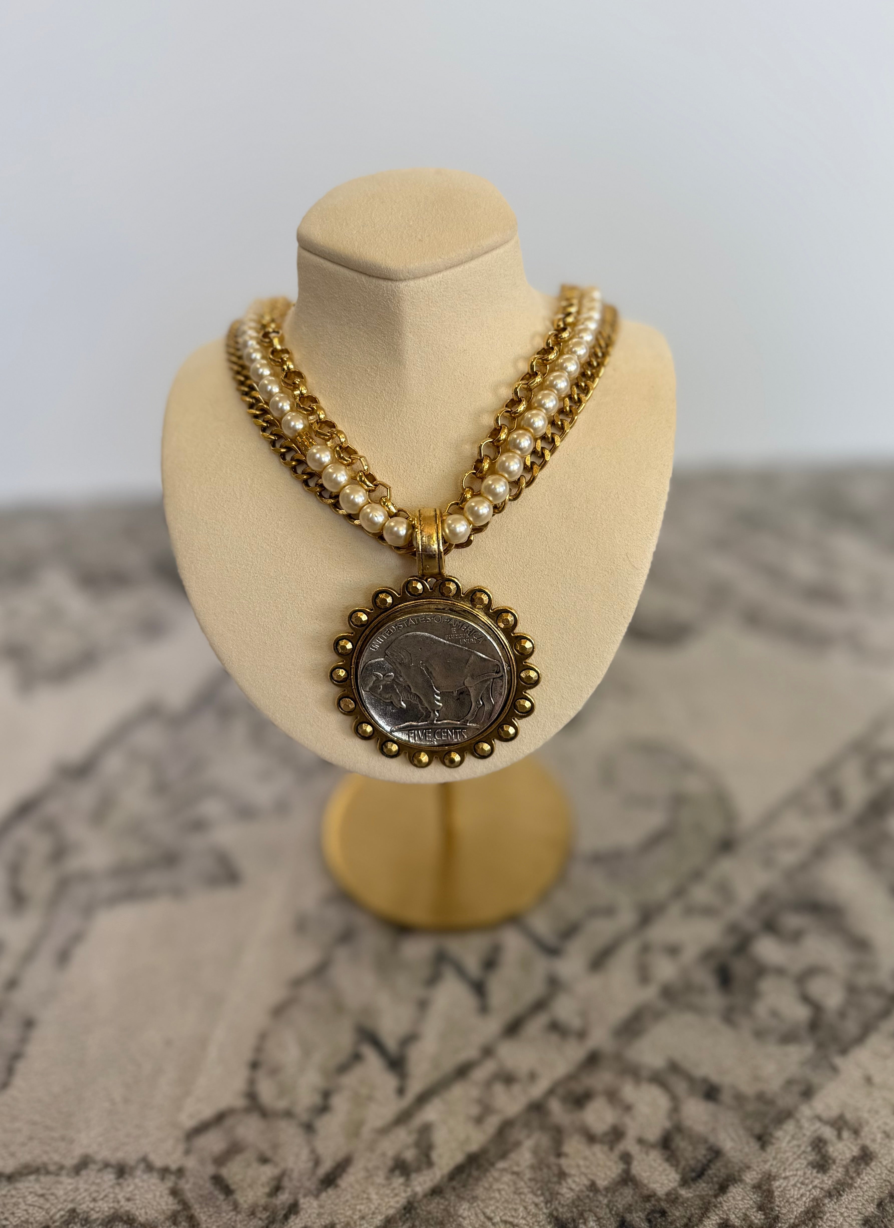 Free Spirit Layered Vintage Coin Necklace