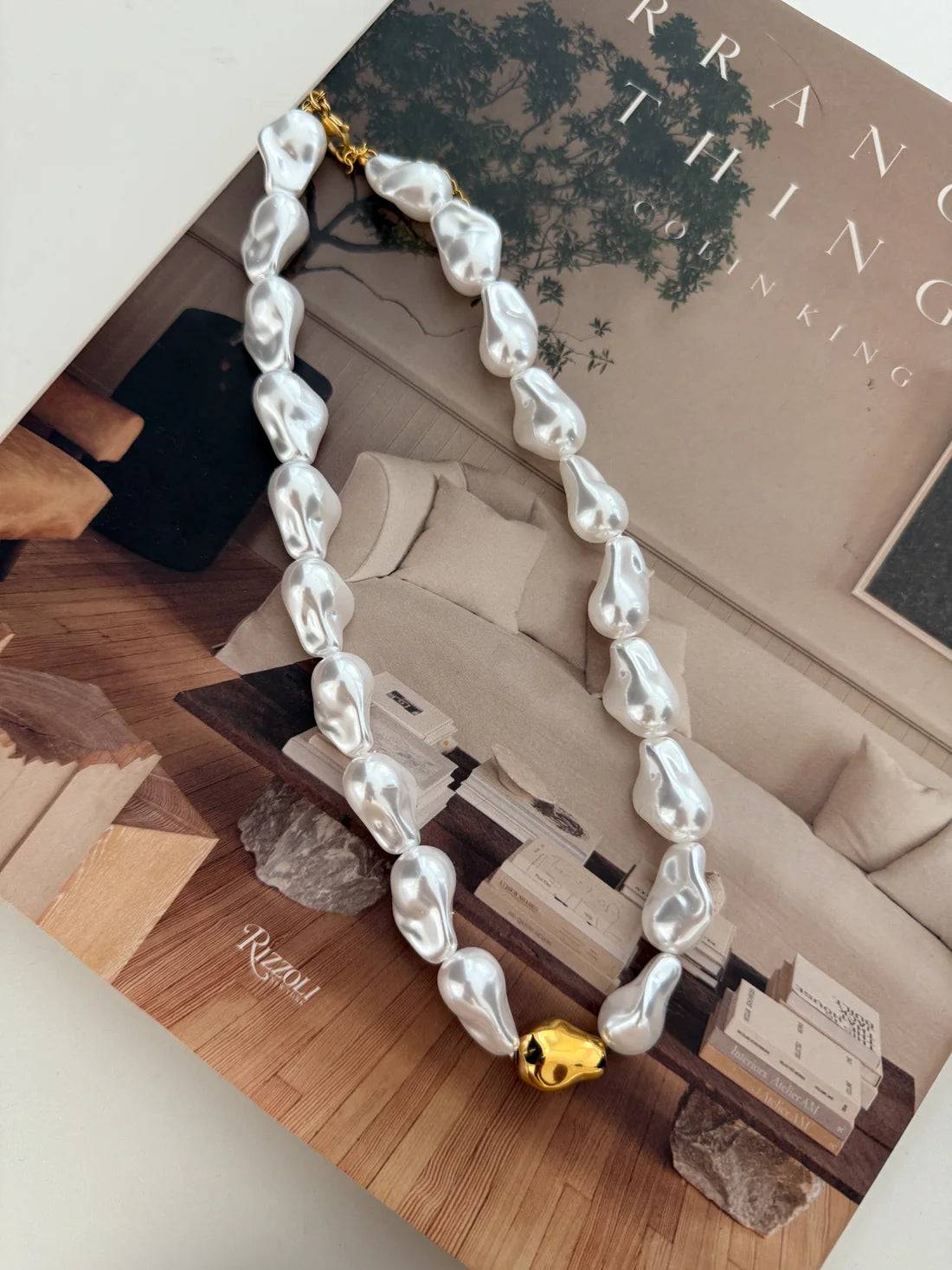 Sophia Baroque Pearl Necklace | Water Resistant - Chansutt Pearls