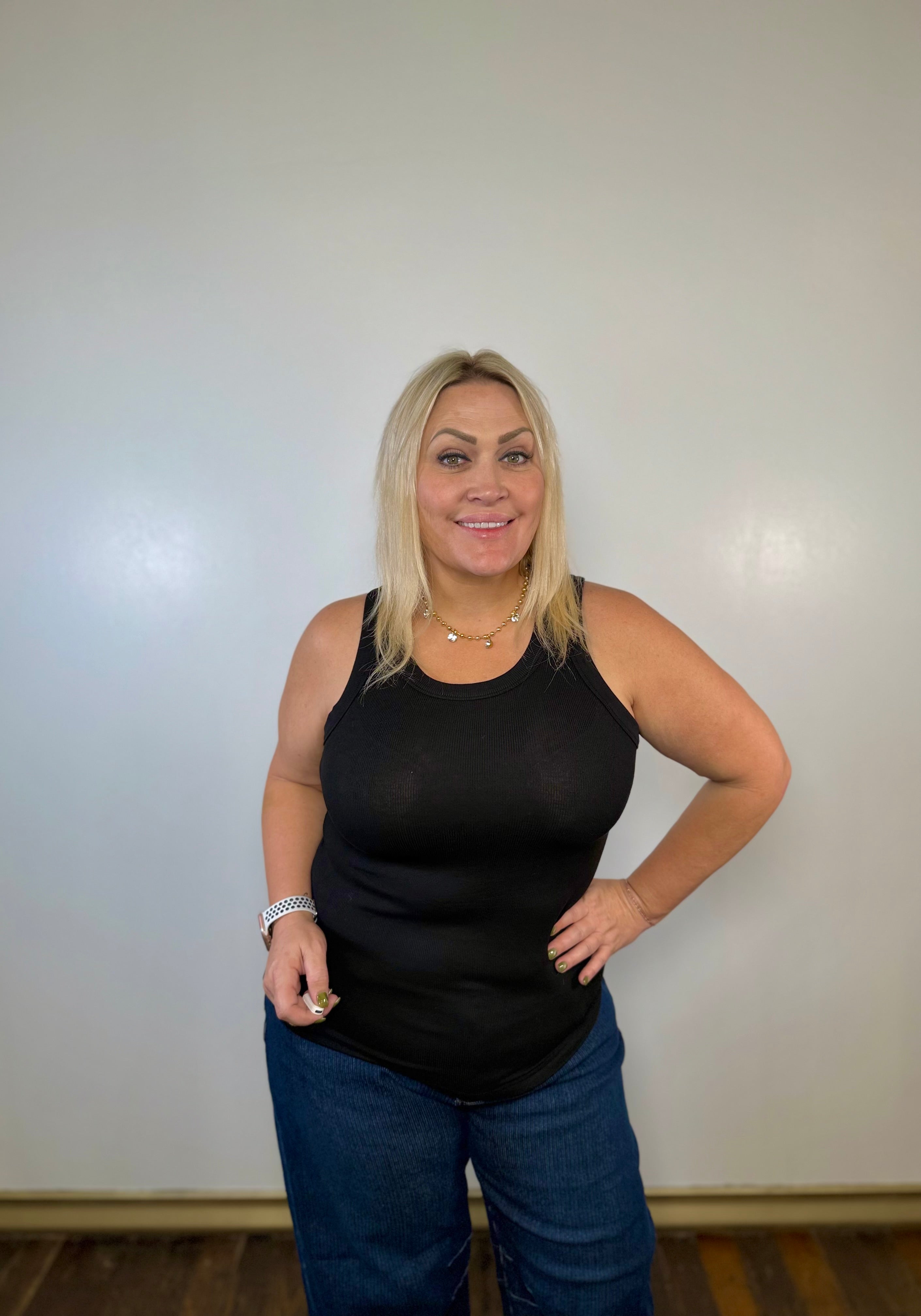 Sleeveless Basic Cami Tank Top | PLUS SIZE AVAILABLE