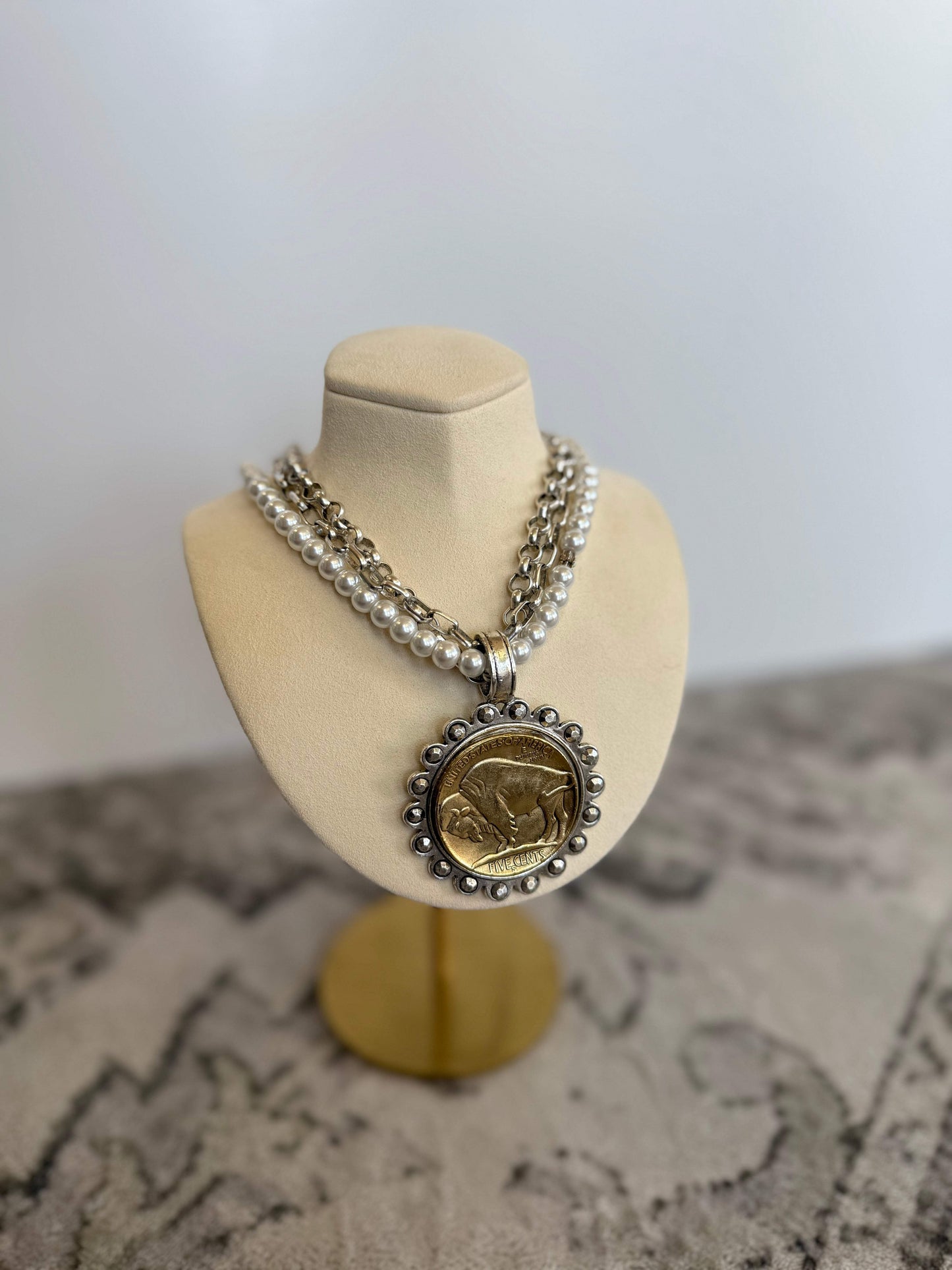 Free Spirit Layered Vintage Coin Necklace