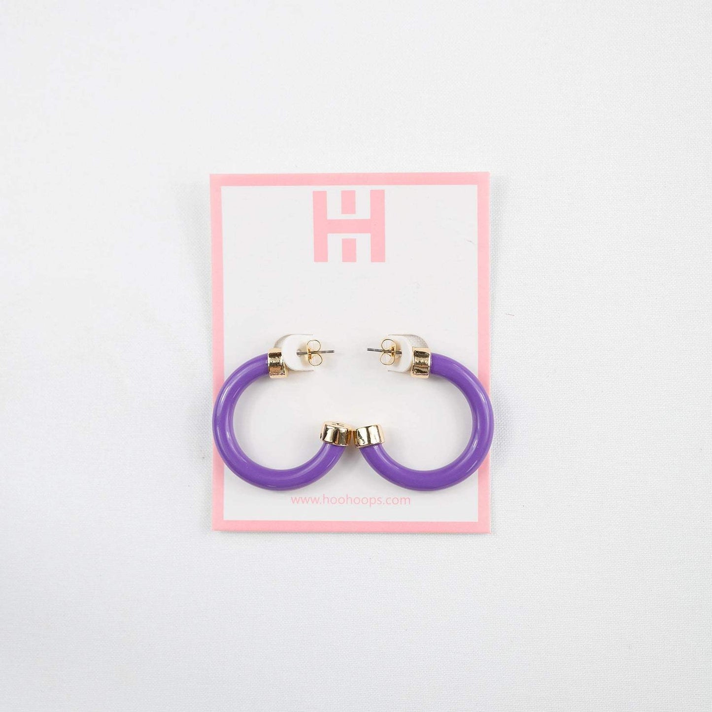 Hypoallergenic Small Acrylic Hoops