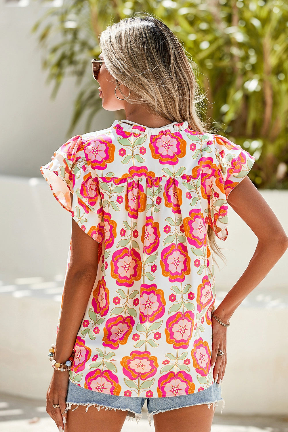 Faye Ric Rac Ruffled Top
