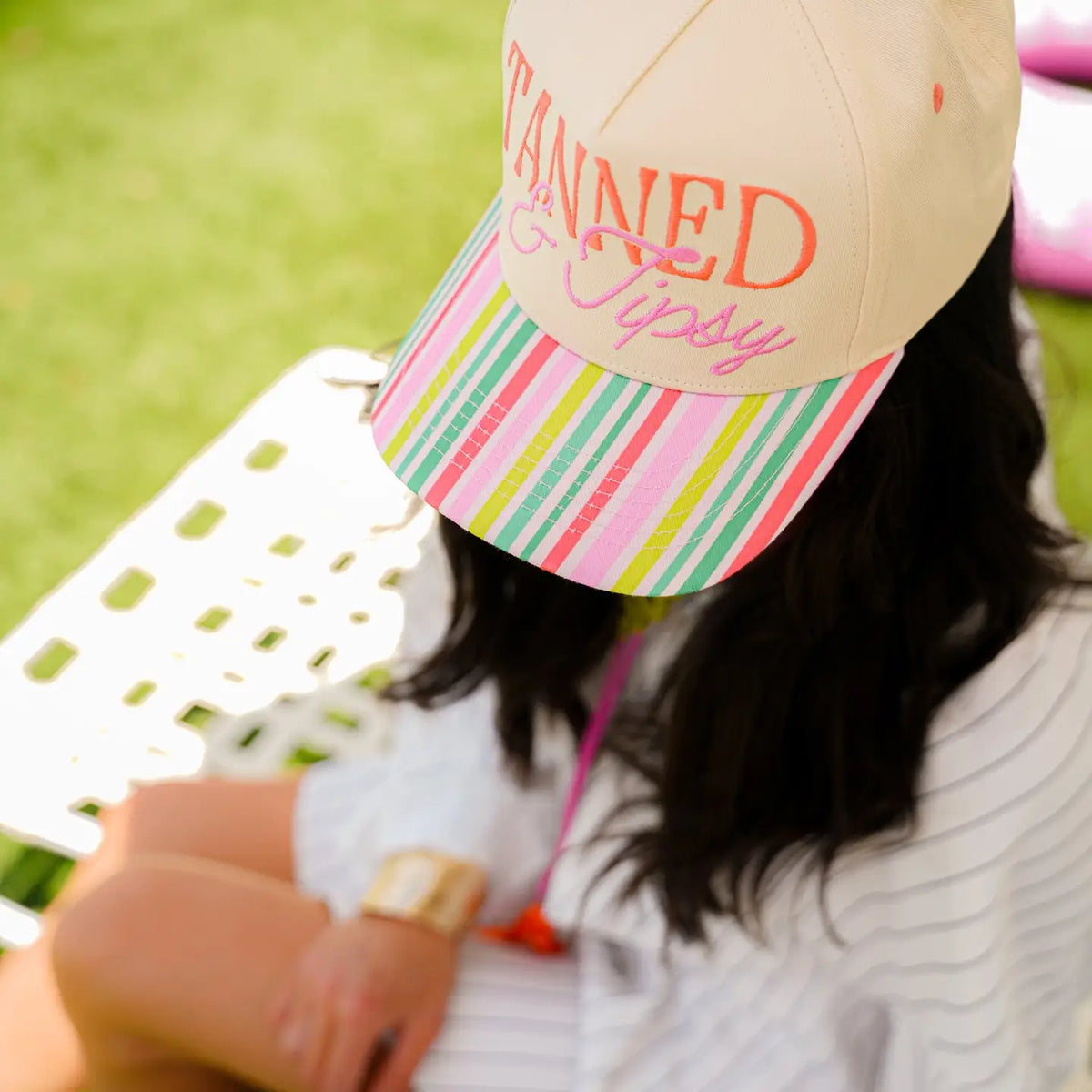 Tanned & Tipsy Canvas Cap
