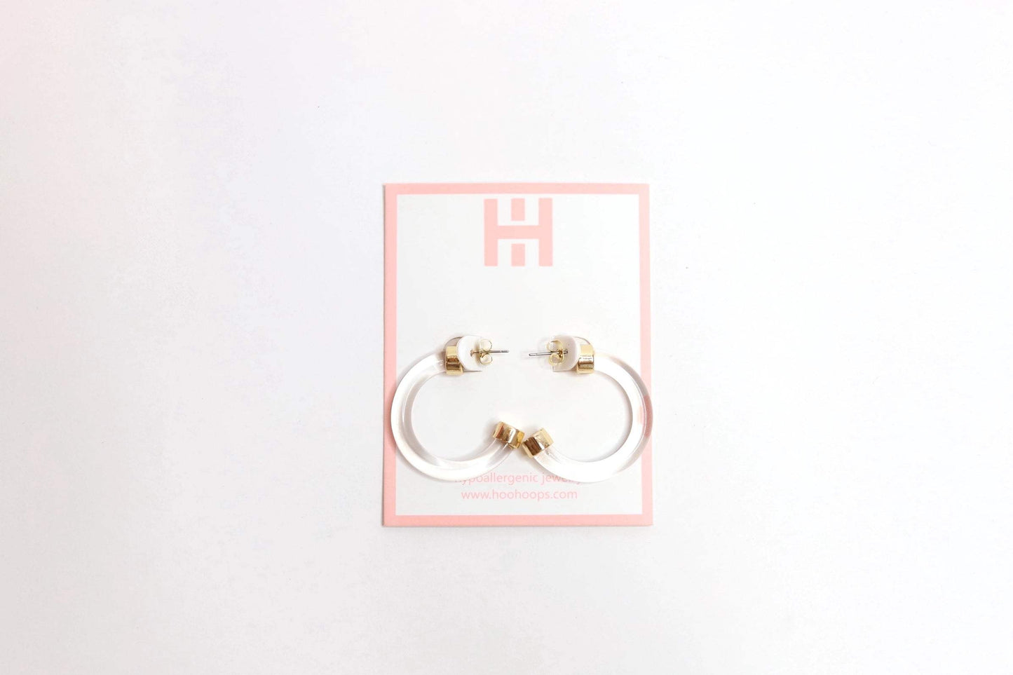 Hypoallergenic Small Acrylic Hoops