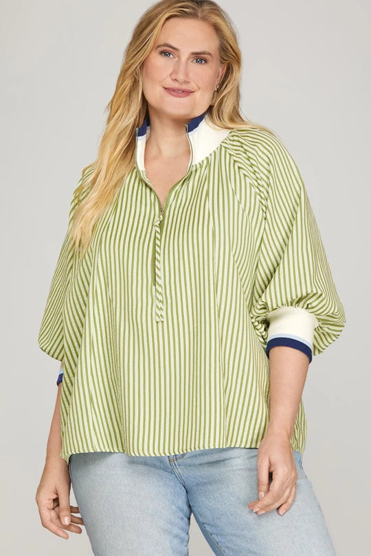 Super Refined Collard Top | PLUS SIZE AVAILABLE