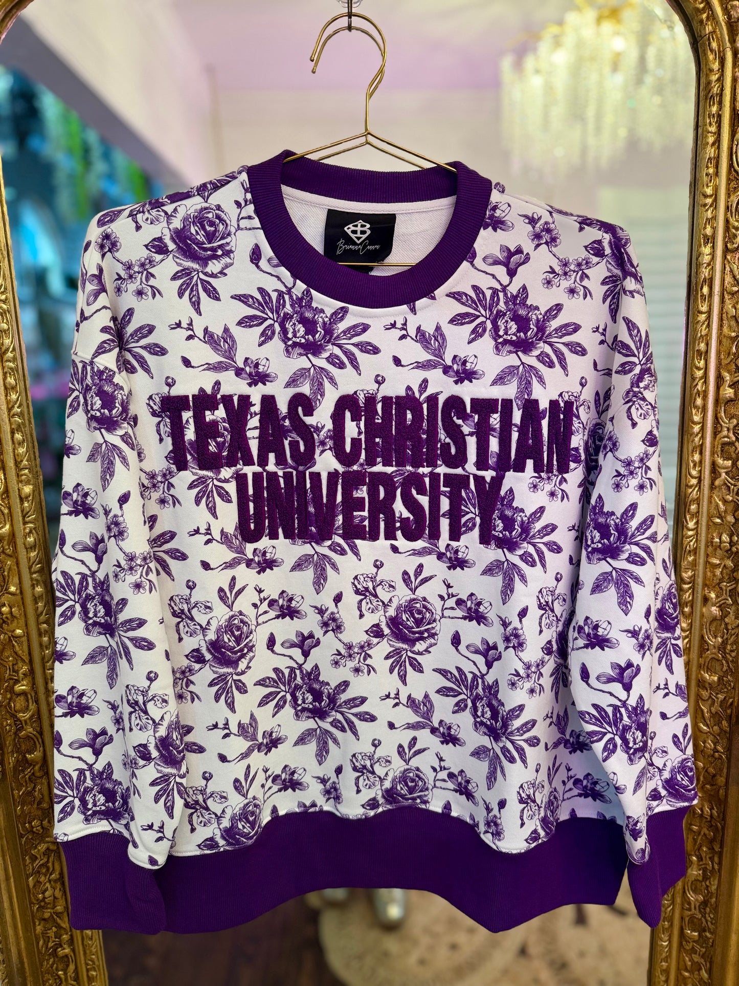 Floral Toile Sweatshirt | Brianna Cannon