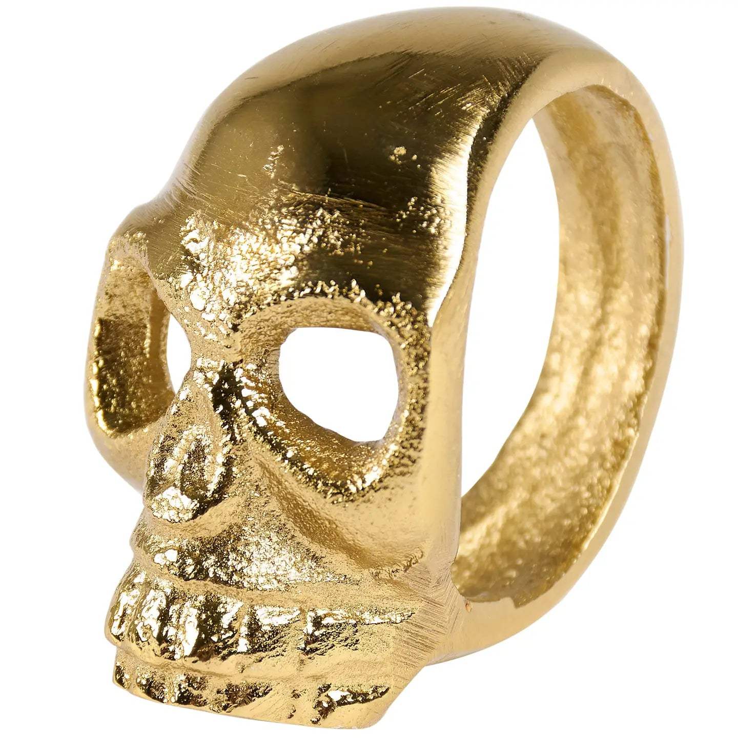 Gold Skull Napkin Rings