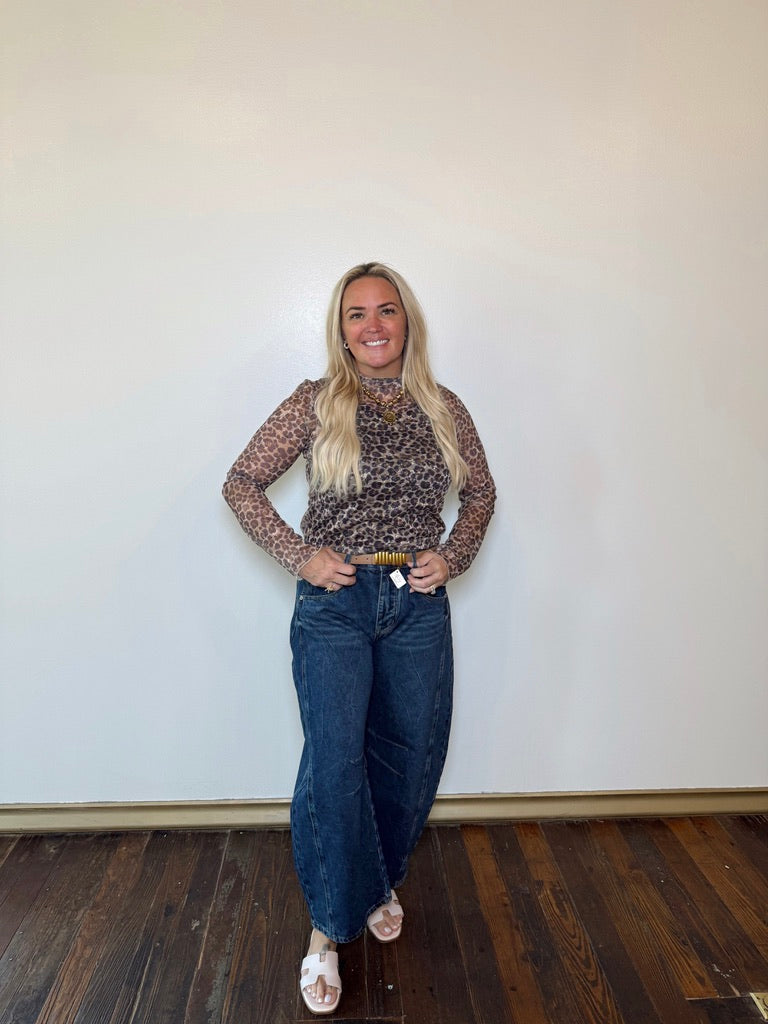Carmen Washed Barrel Jeans