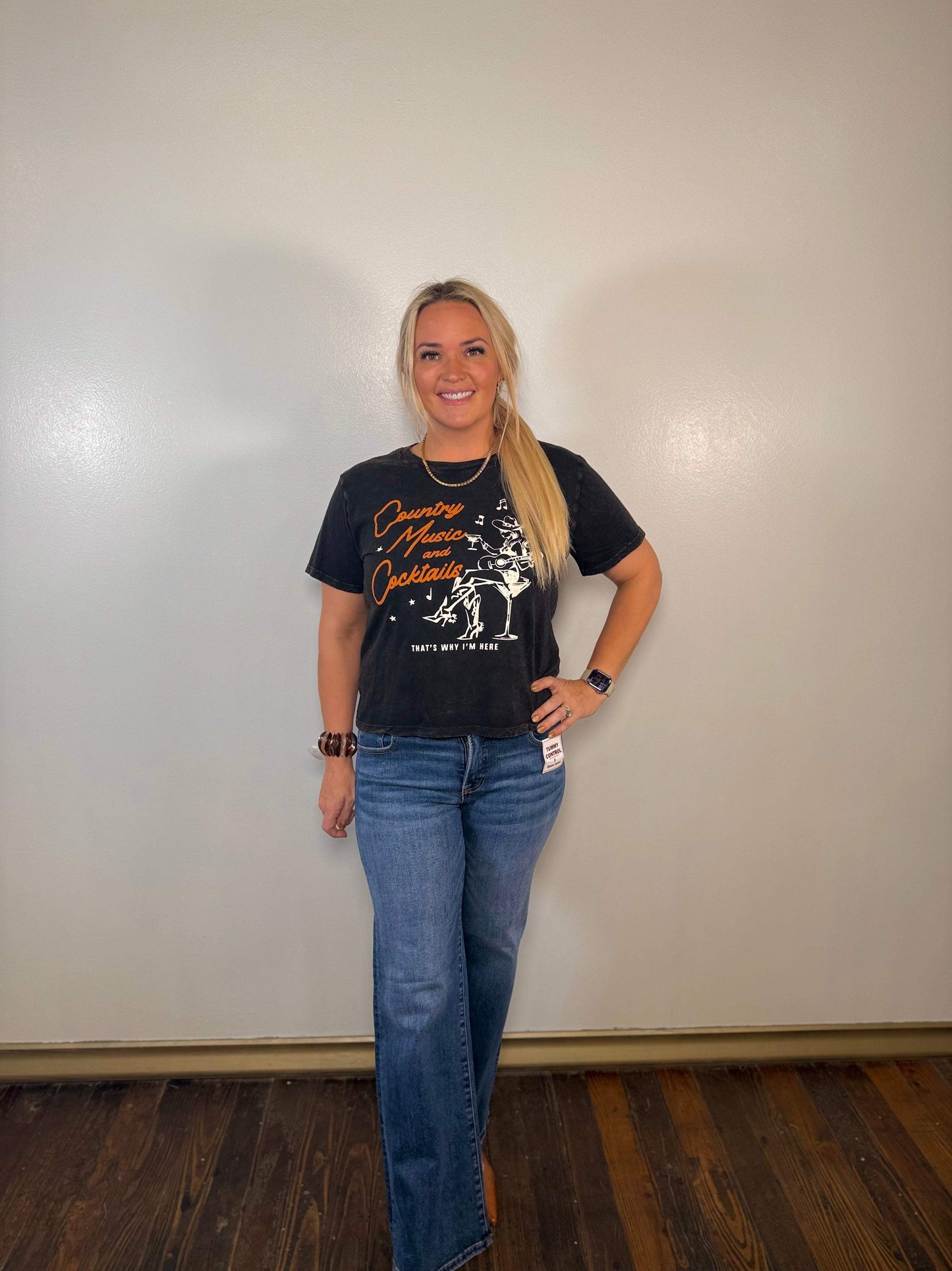 Country Music & Cocktails Graphic Tee