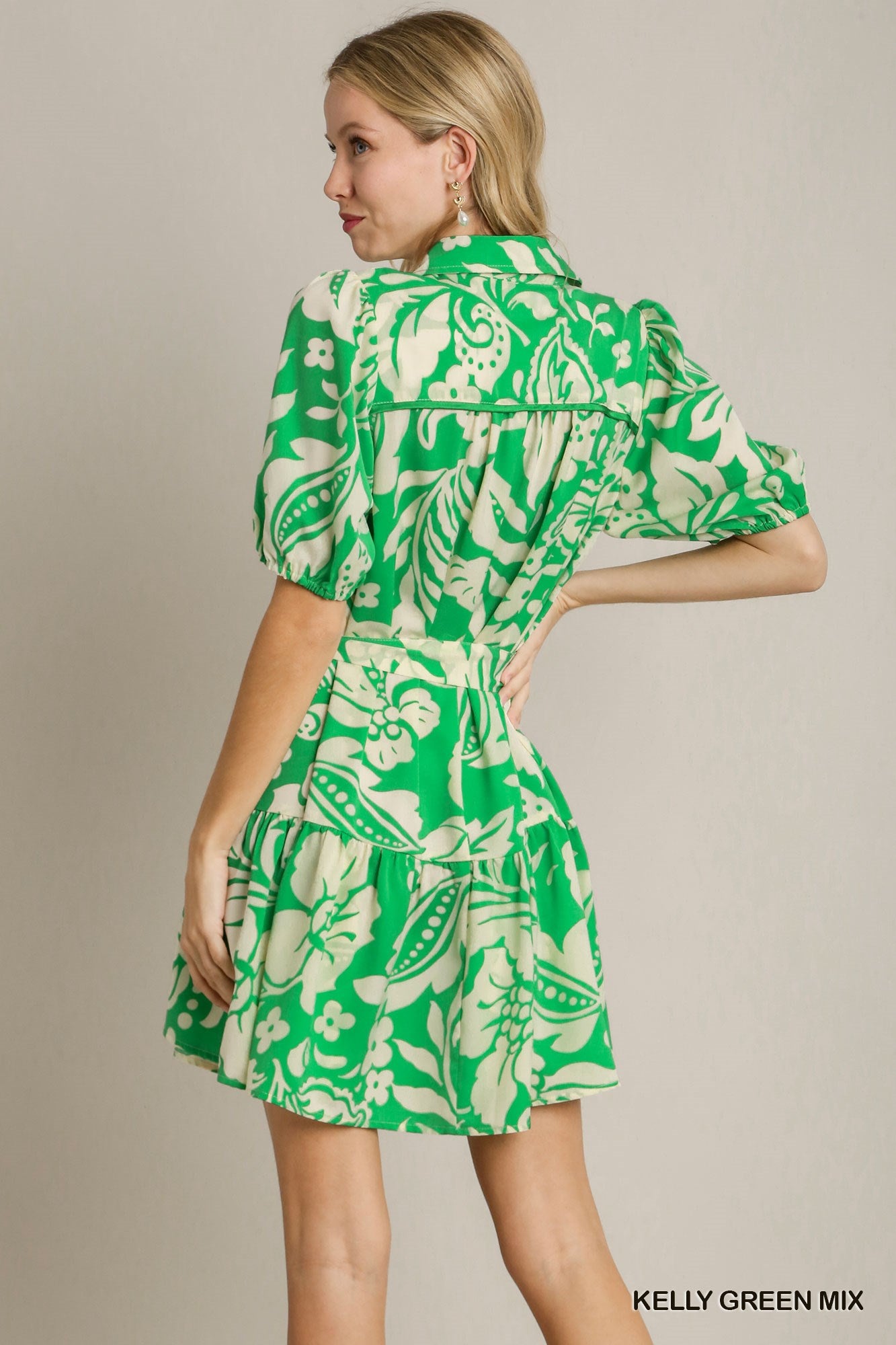 Floral Collared Dress