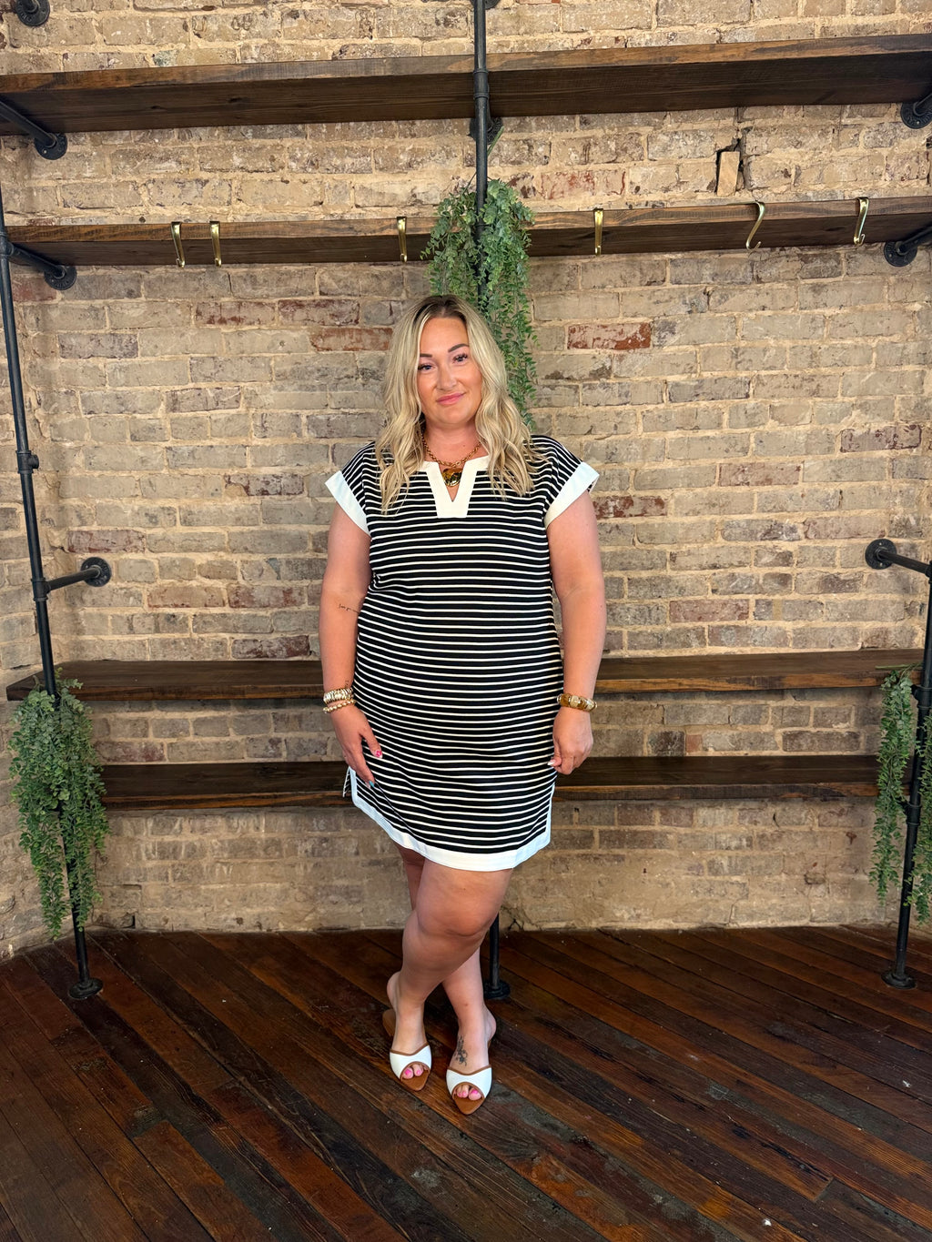 PLUS SIZE | Mia Drop Shoulder Dress