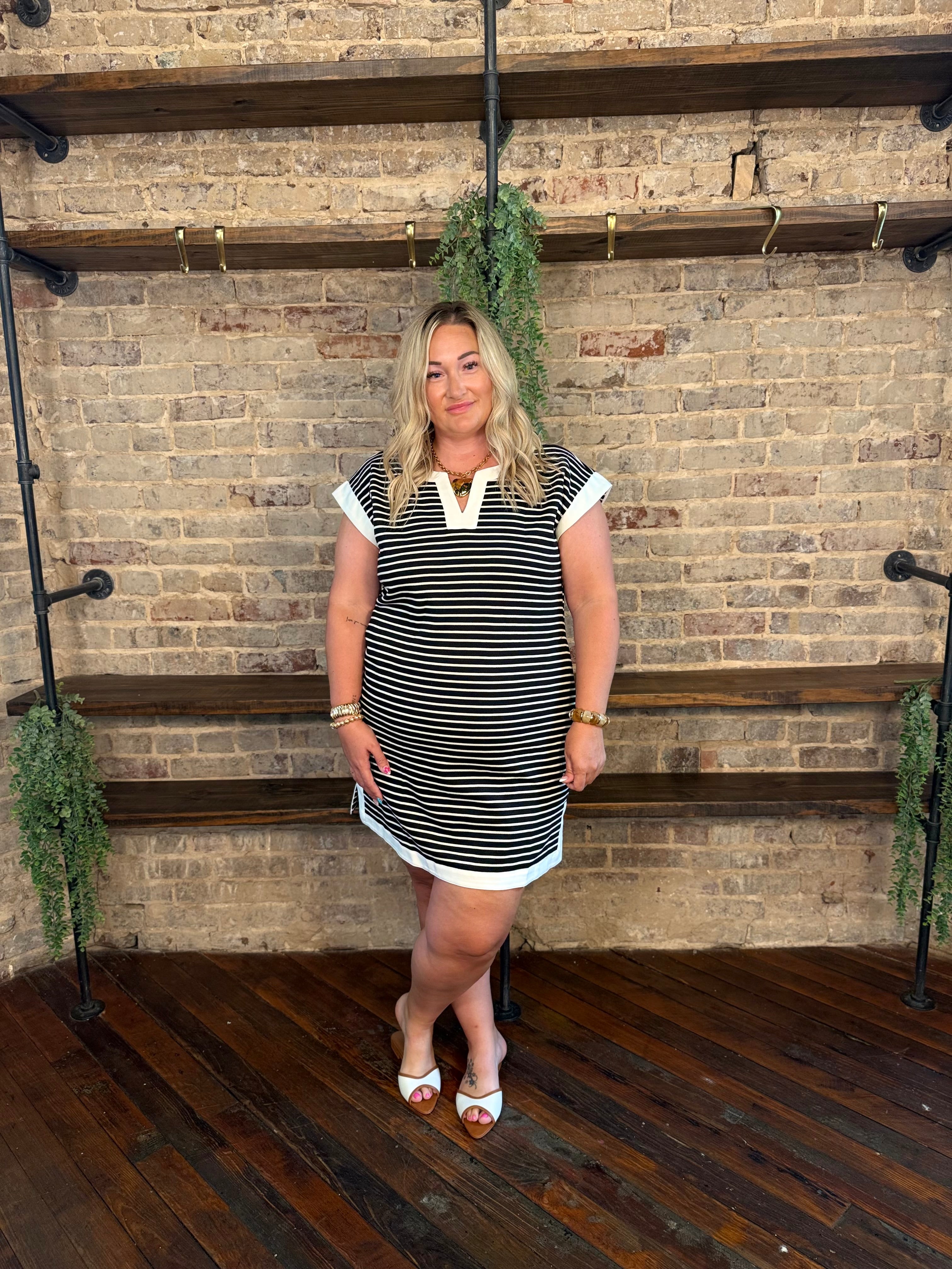 PLUS SIZE | Mia Drop Shoulder Dress