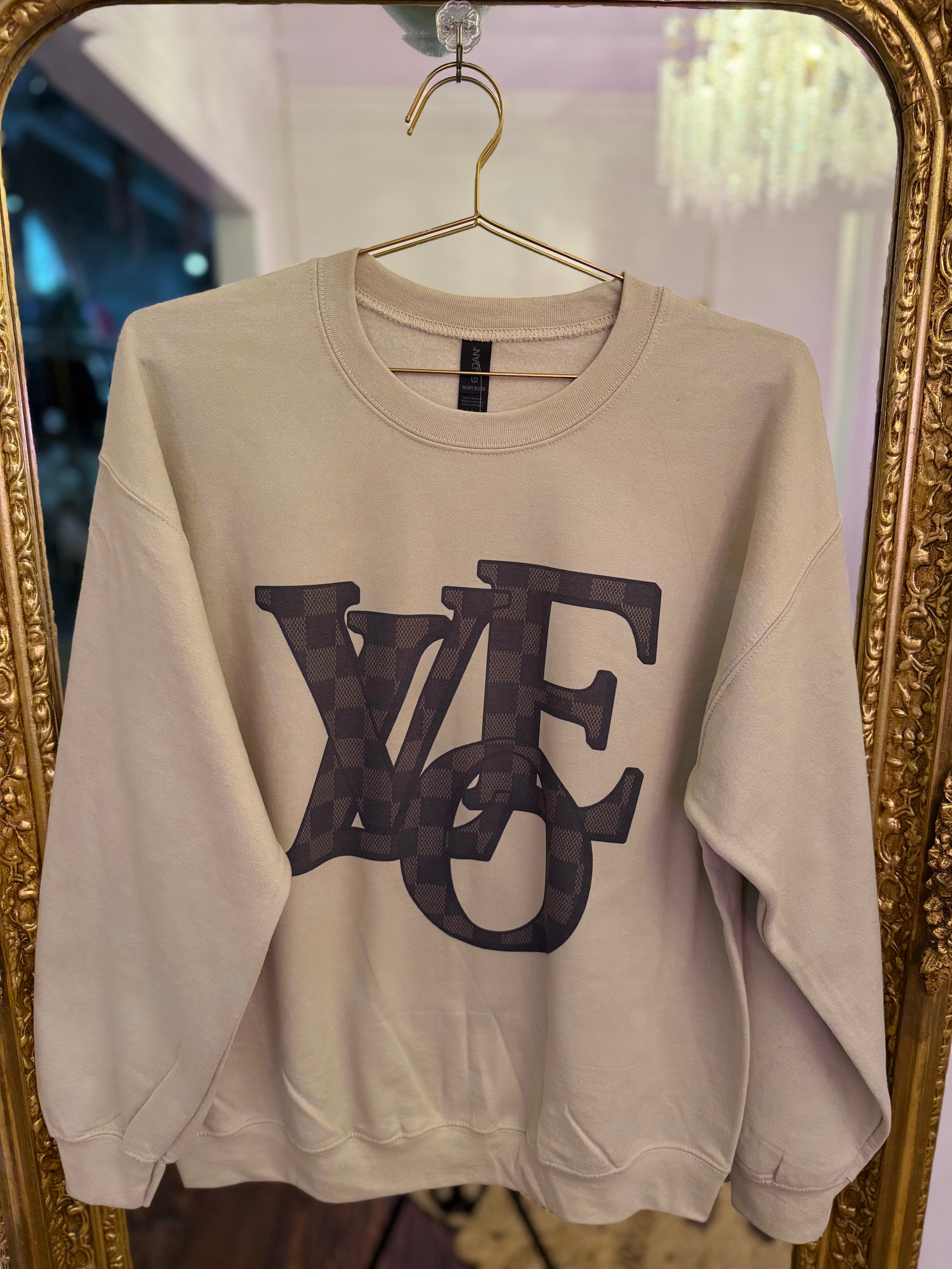 Boujee LOVE Crewneck Sweatshirt | PLUS SIZE AVAILABLE