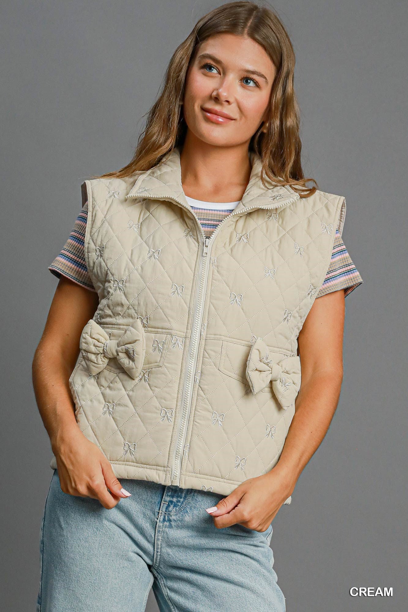 Elizabeth Bow Puffer Vest