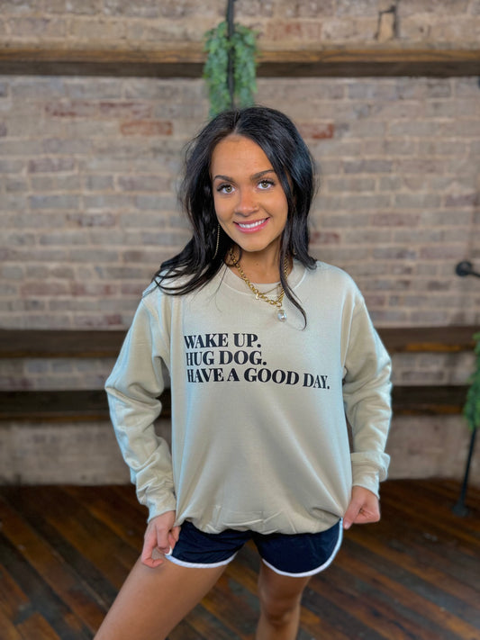 Wake Up & Hug A Dog | PLUS SIZE AVAILABLE