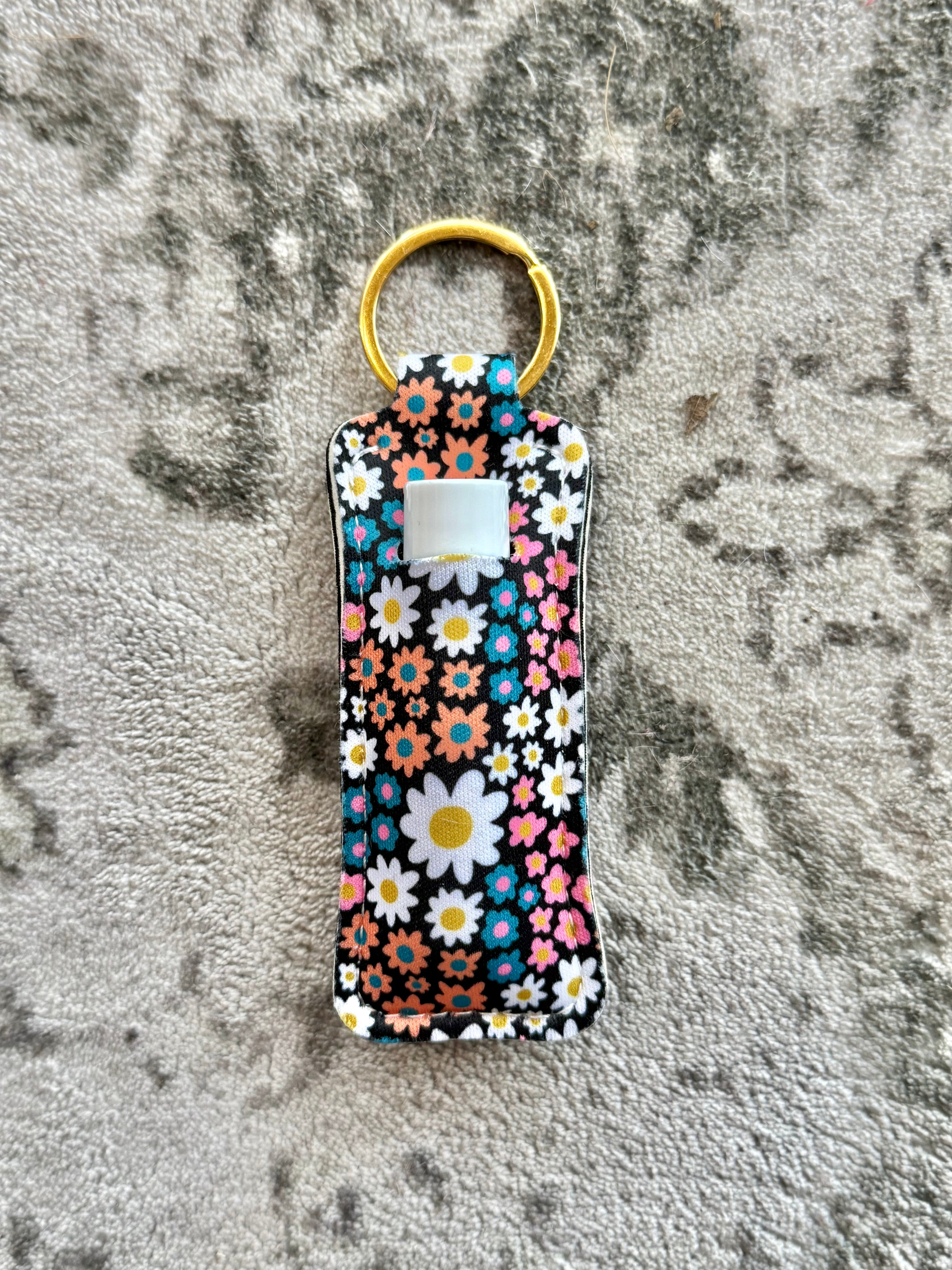 Chapstick Holder Keychain | Comes W/ Vanilla Che Jo's Chapstick
