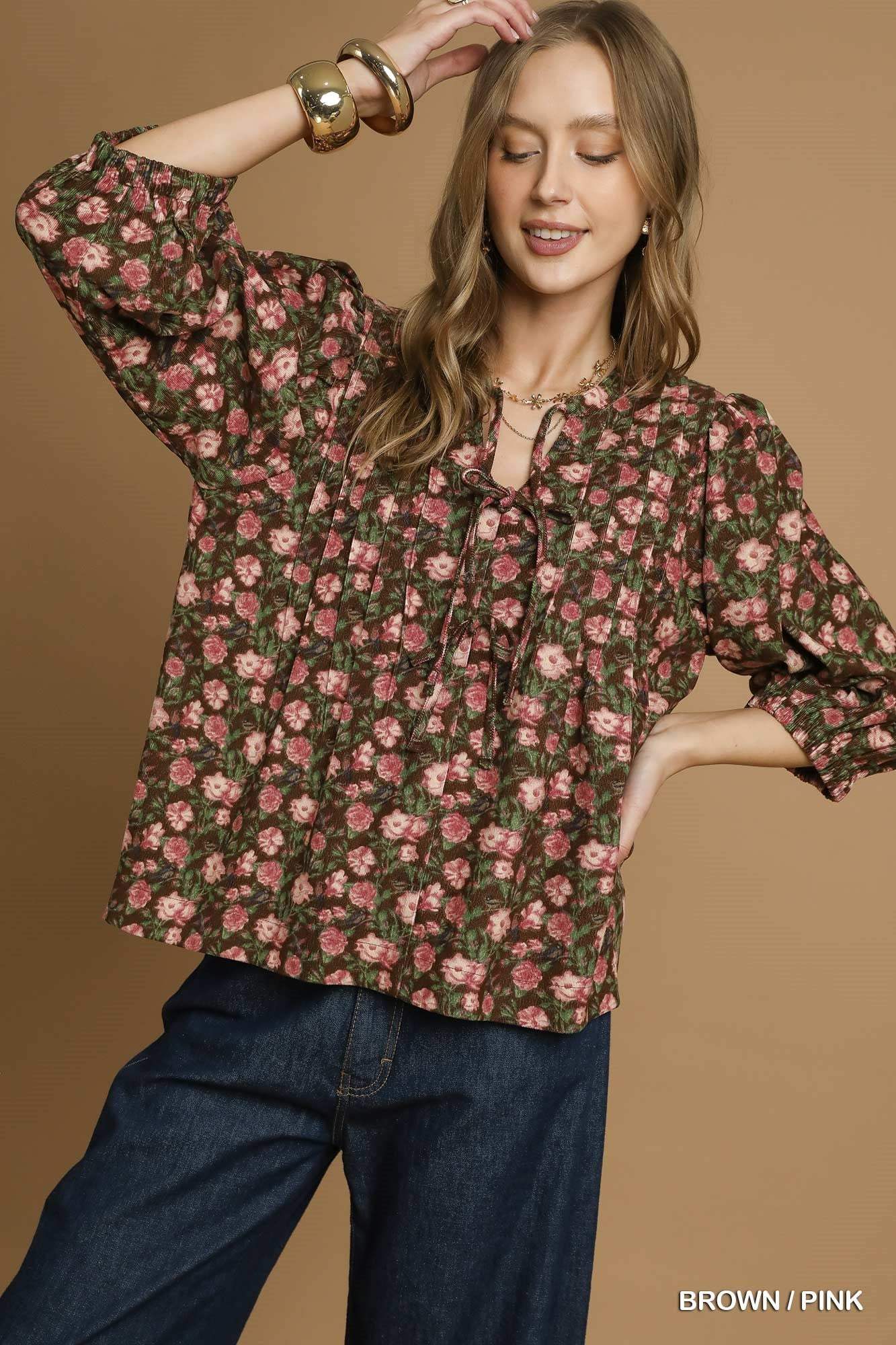 Vintage Floral Blouse | PLUS SIZE AVAILABLE