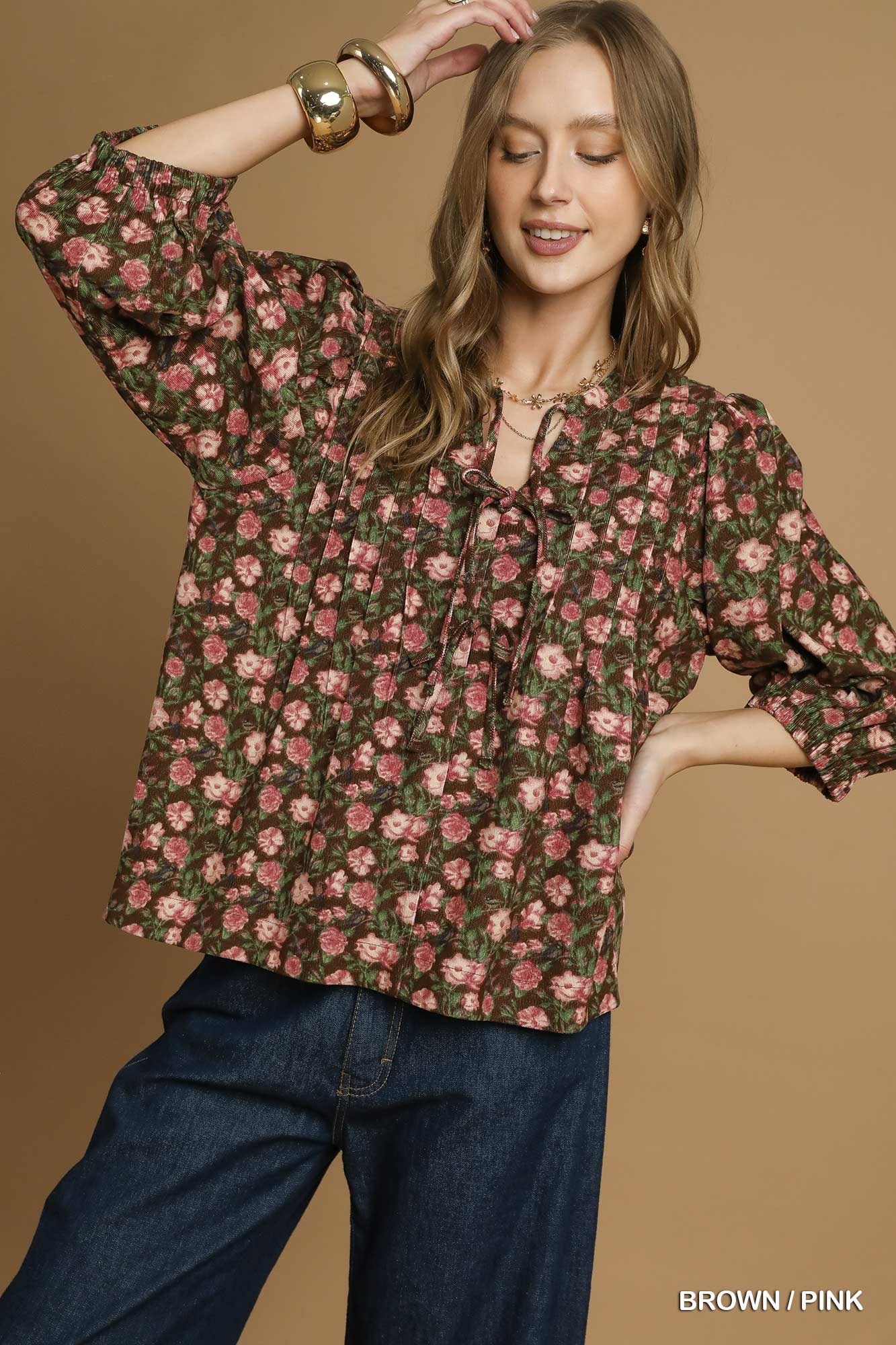 Vintage Floral Blouse | PLUS SIZE AVAILABLE