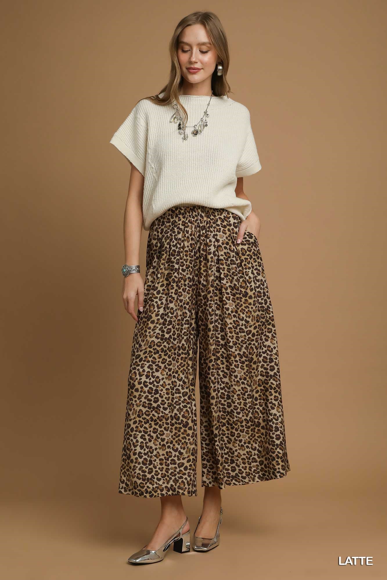 Mila Leopard Skirt Pants