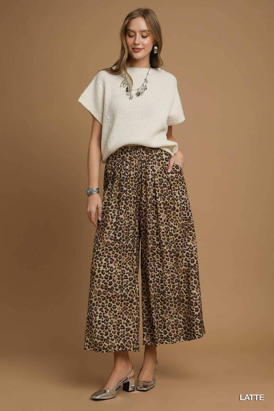 Mila Leopard Skirt Pants