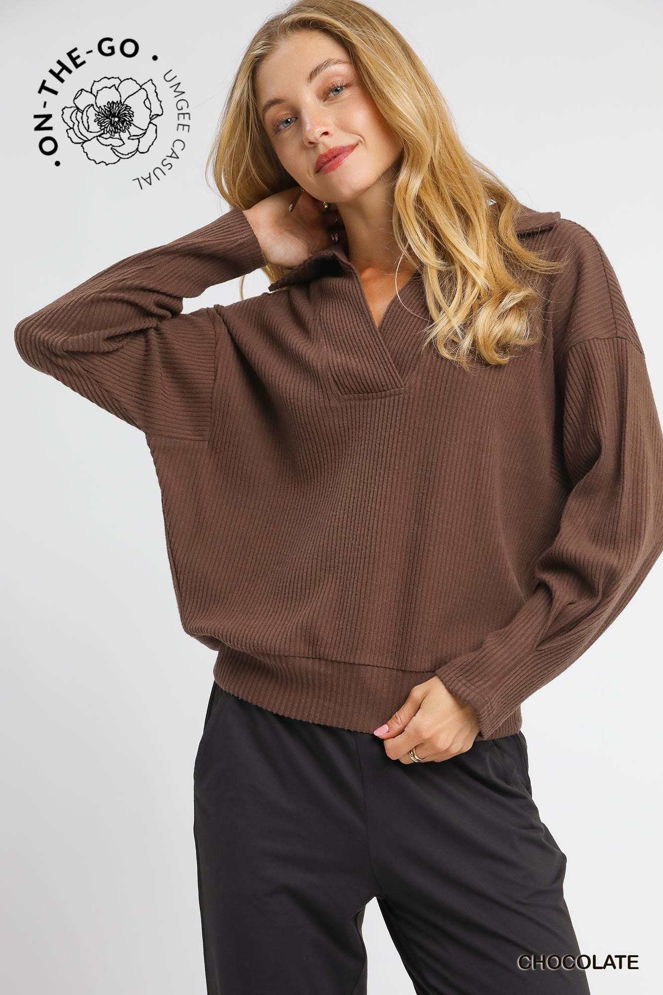 Georgina Ribbed Pullover