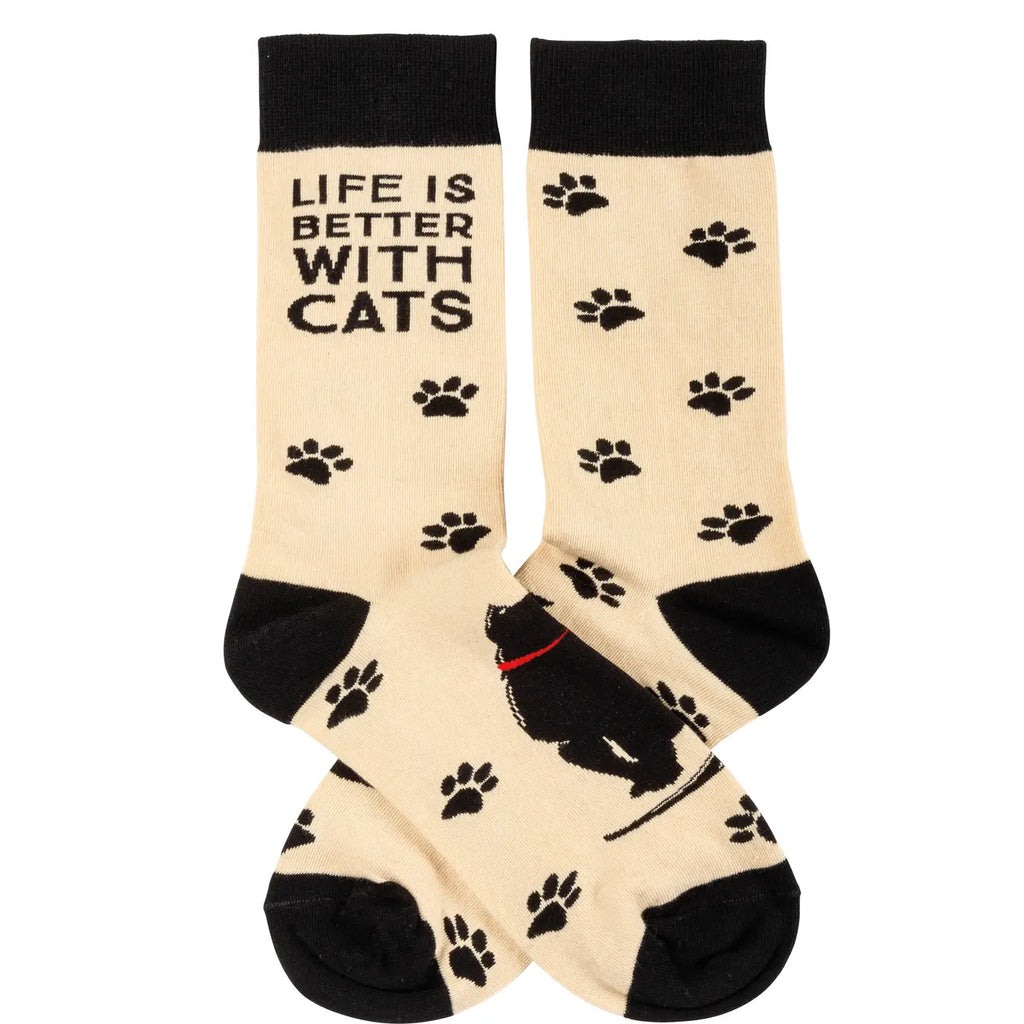 Classic Woven Cat Socks