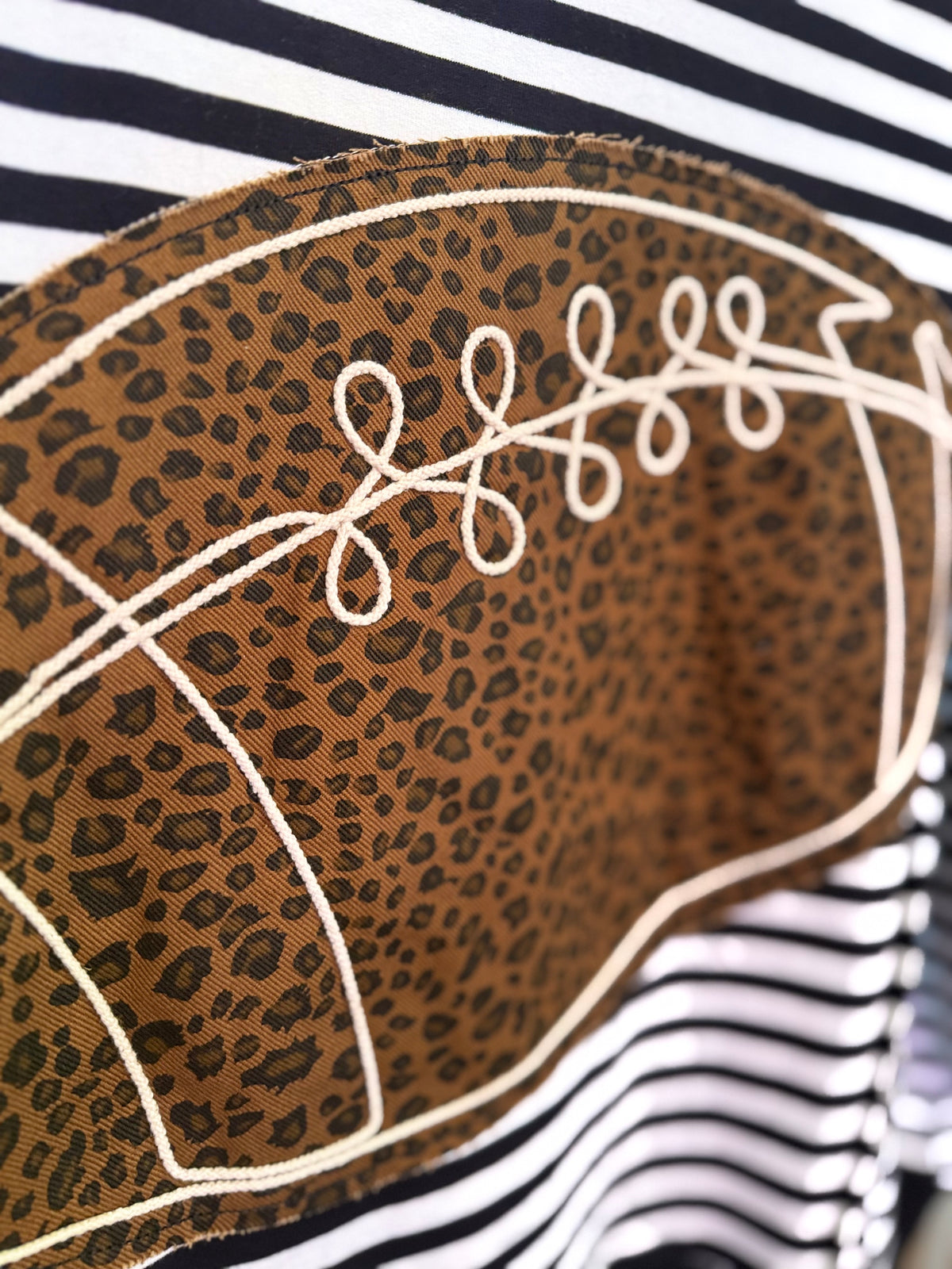 First Down Fashion Football Graphic Knit Top