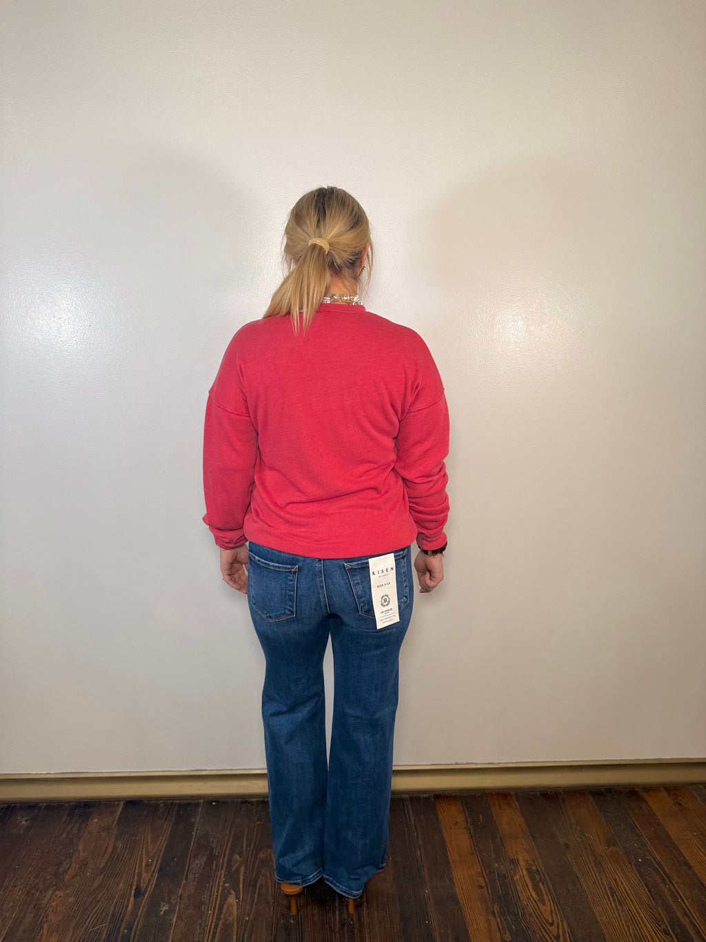 Tummy Control Low Rise Bootcut Jeans | Risen Jeans | PLUS SIZE AVAILABLE