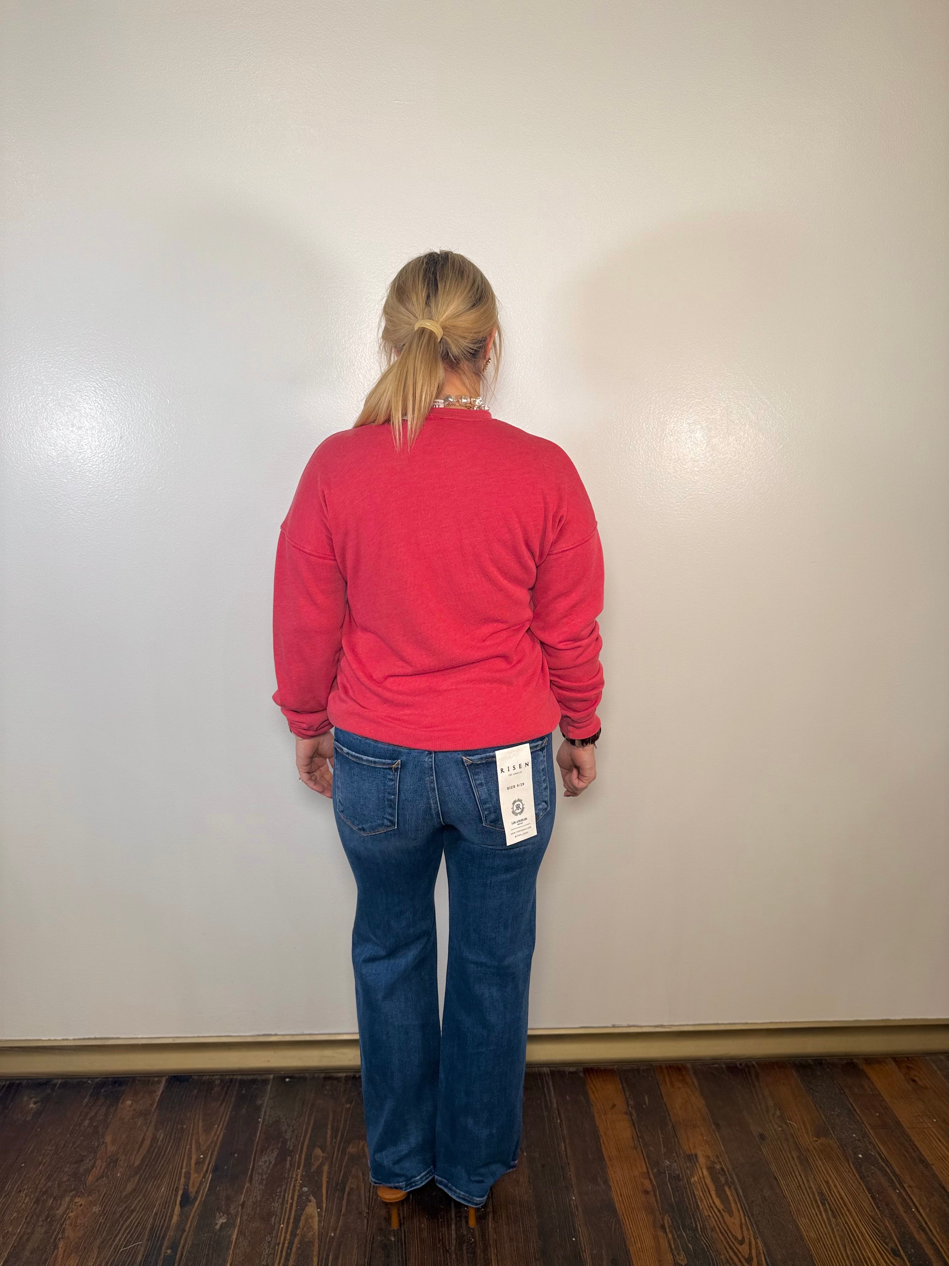 Tummy Control Low Rise Bootcut Jeans | Risen Jeans | PLUS SIZE AVAILABLE