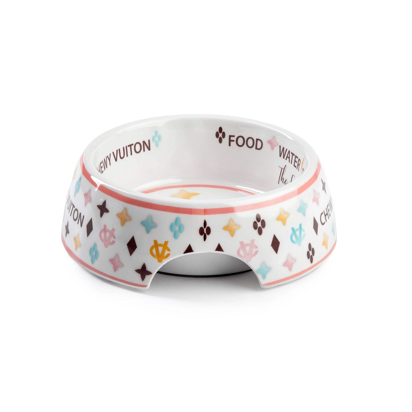 Chewy Vuiton Dog Bowl | 3 Sizes