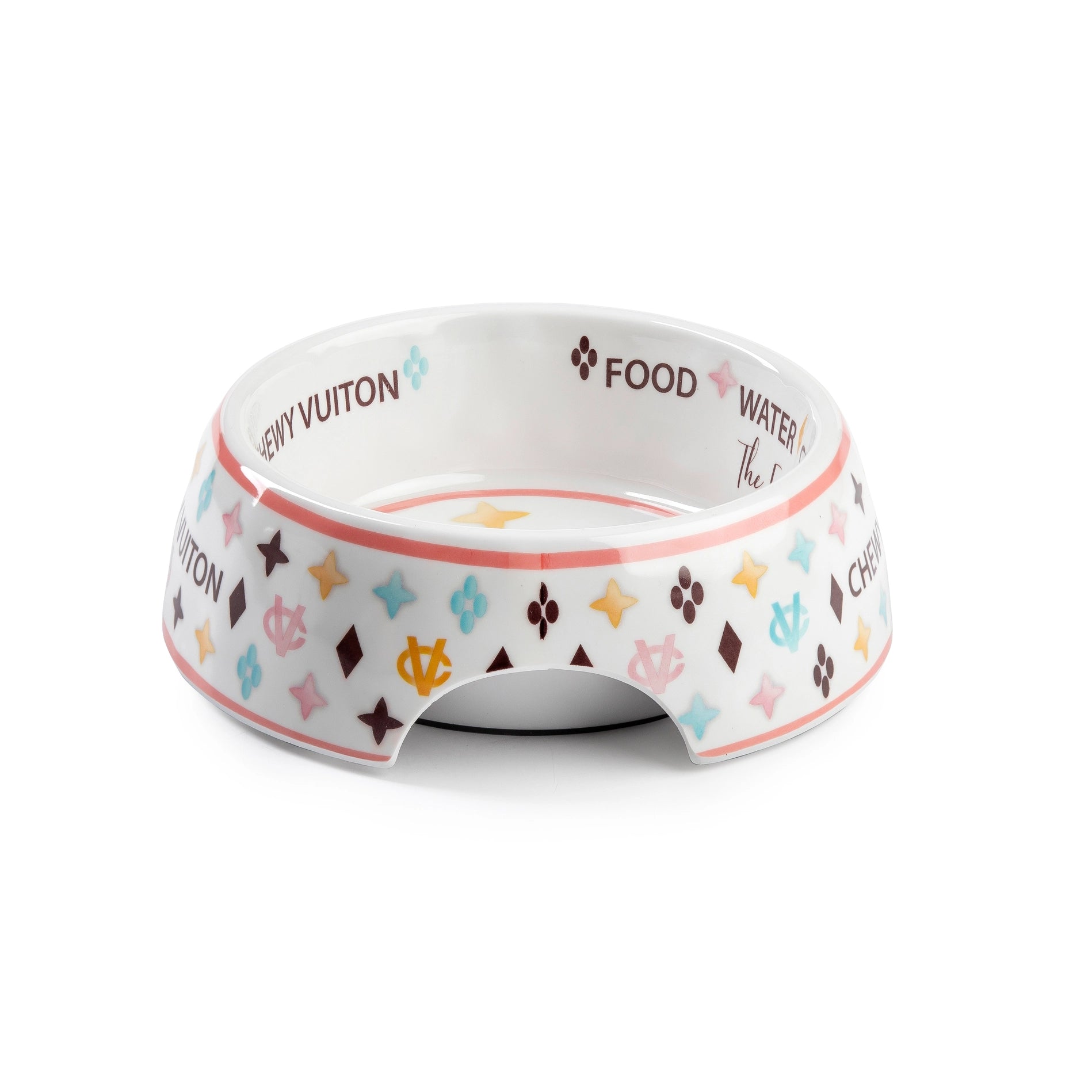 Chewy Vuiton Dog Bowl | 3 Sizes