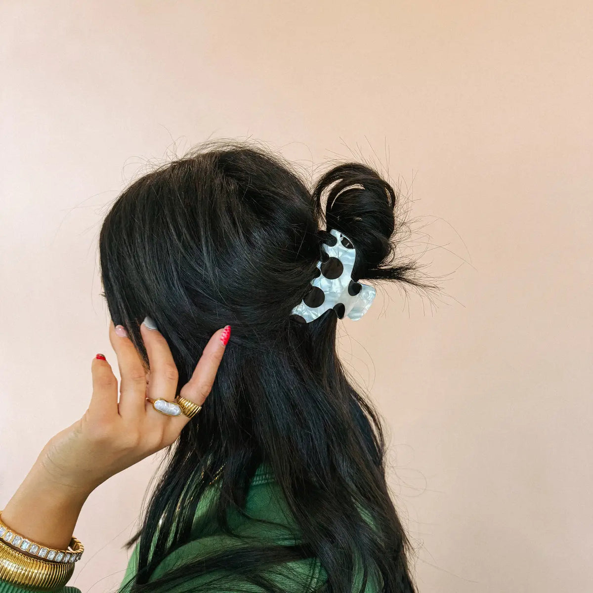 Polka Dot Hair Clip
