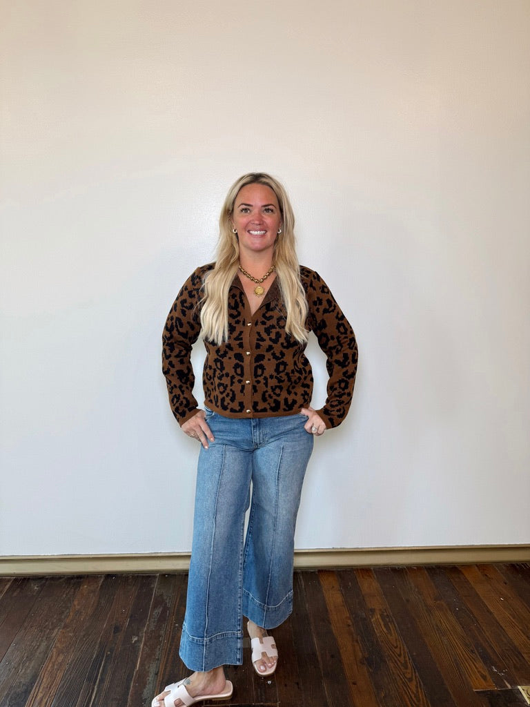 Lume Leopard Cardigan