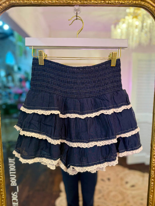 Lace Dream Tiered Ruffle Skort