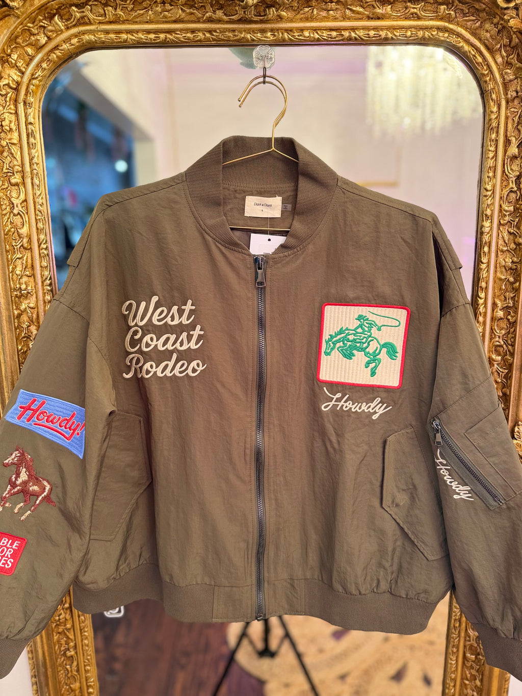 West Coast Rodeo Bomber Jacket | PLUS SIZE AVAILABLE