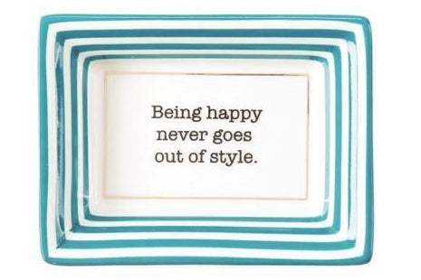 Petite Wise Sayings Trinket Tray