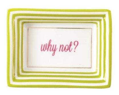Petite Wise Sayings Trinket Tray