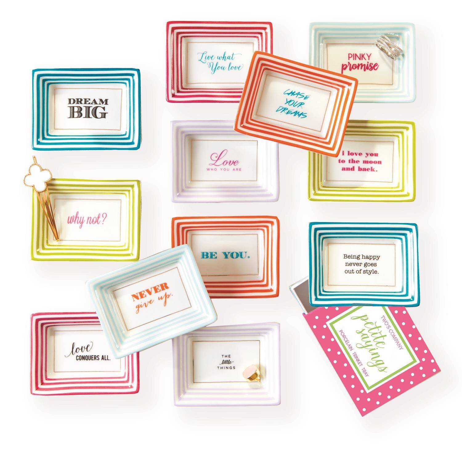Petite Wise Sayings Trinket Tray