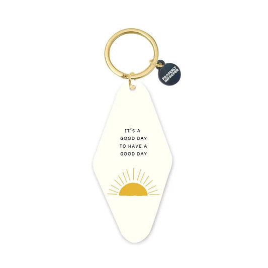 It's A Good Day Printed Keychain