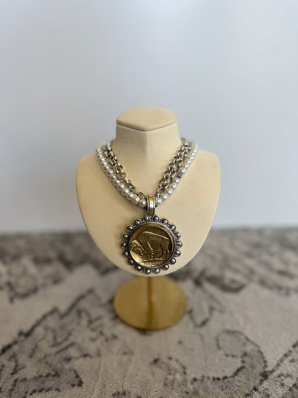 Free Spirit Layered Vintage Coin Necklace