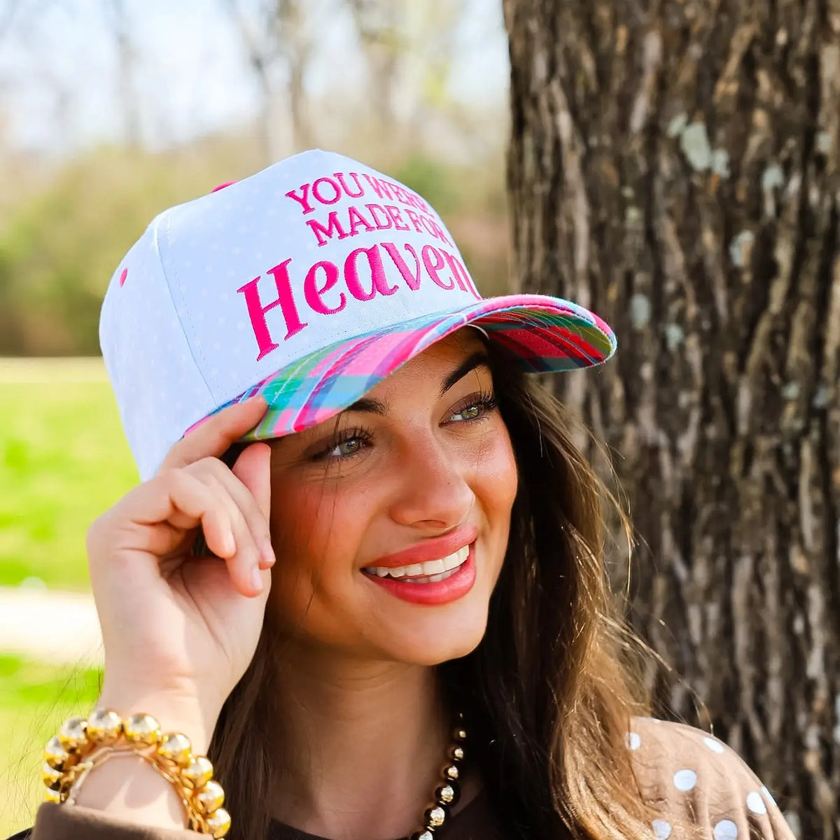 You Were Made For Heaven Canvas Cap