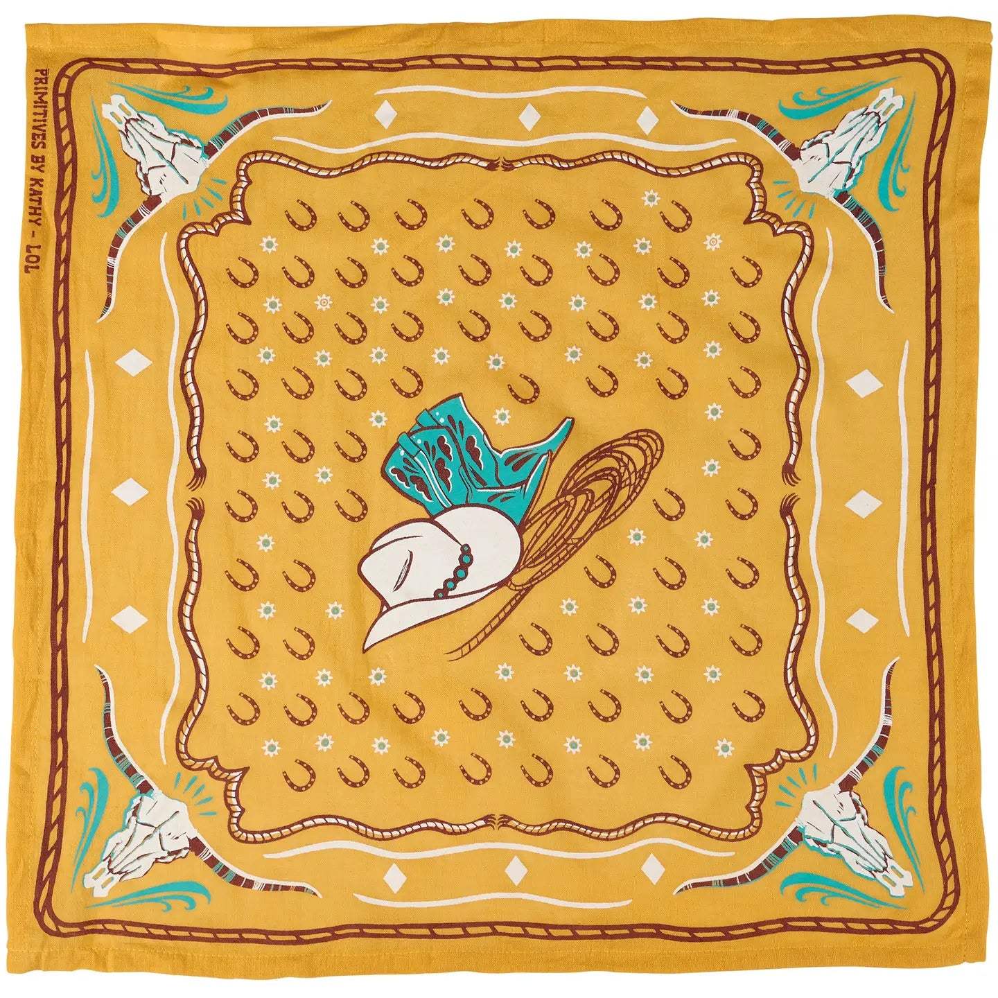 Western Dog & Human Bandana