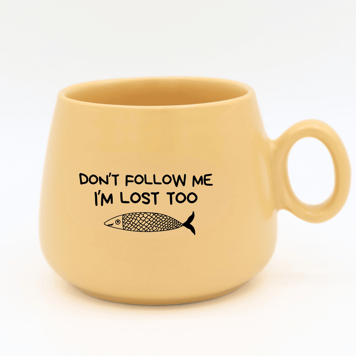 Don't Follow Me Cappuccino Mug