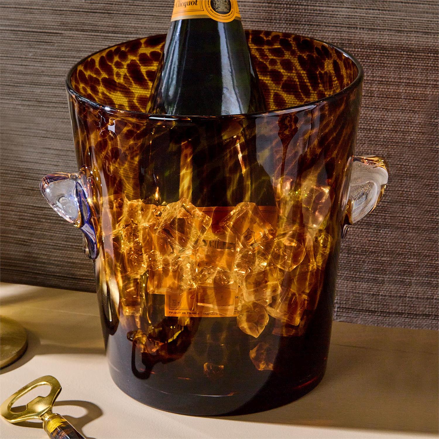 Tortoise Print Ice Bucket