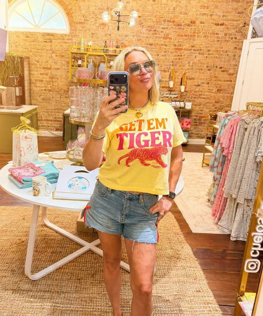 Go Get Em' Tiger Crop Tee