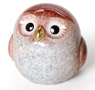 Decorative Hand-Painted Owl Figurine