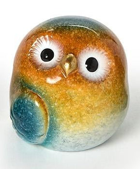 Decorative Hand-Painted Owl Figurine